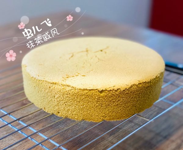 基础抹茶戚风蛋糕