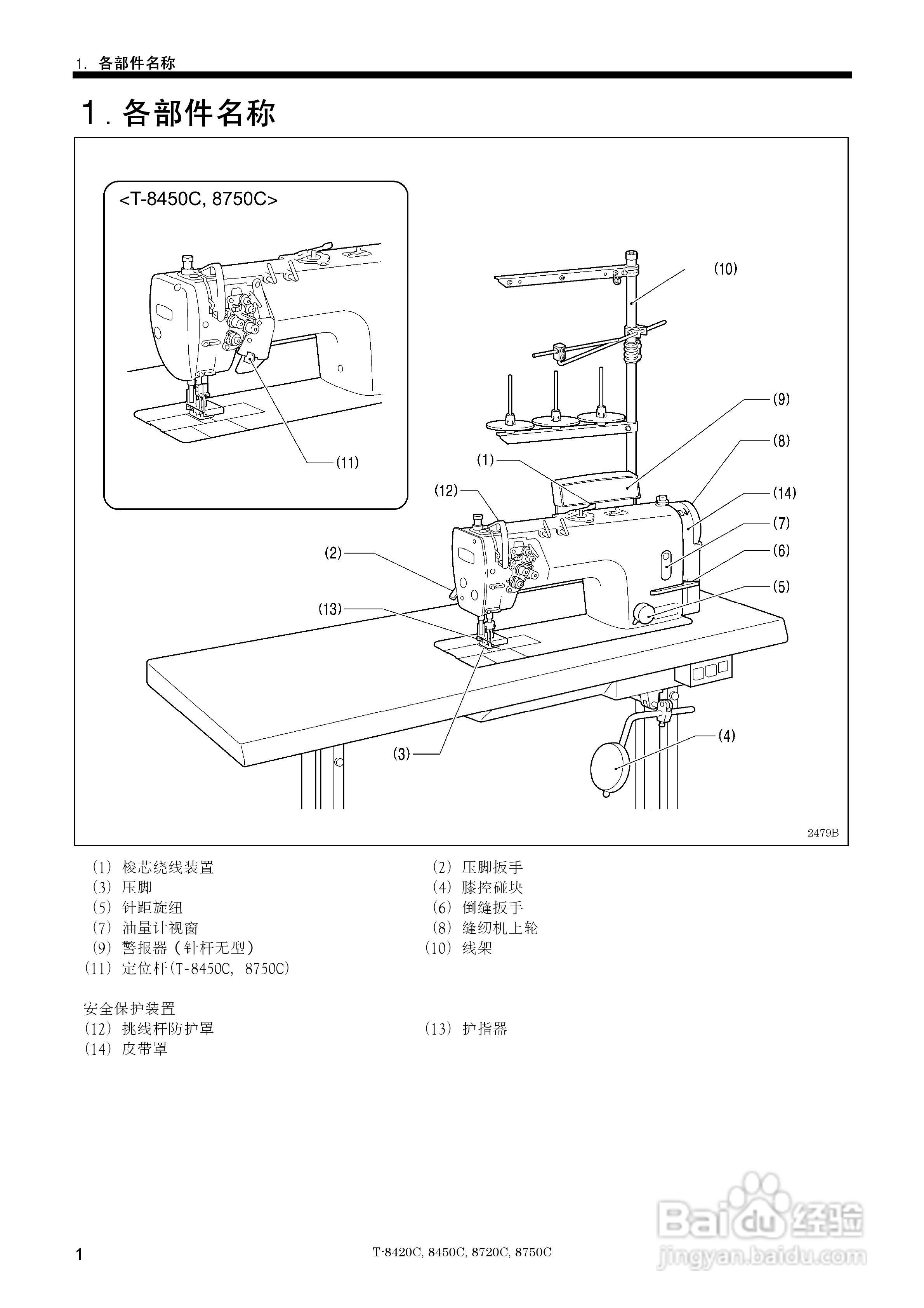 brother T-8450C缝纫机说明书:[1]