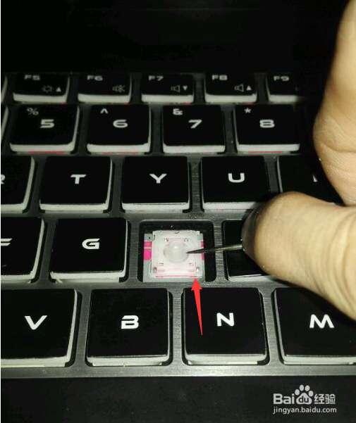 如何拆卸雷神911系列键盘换背光