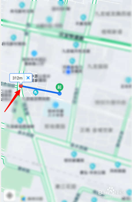 高德地图怎么在地图上测距