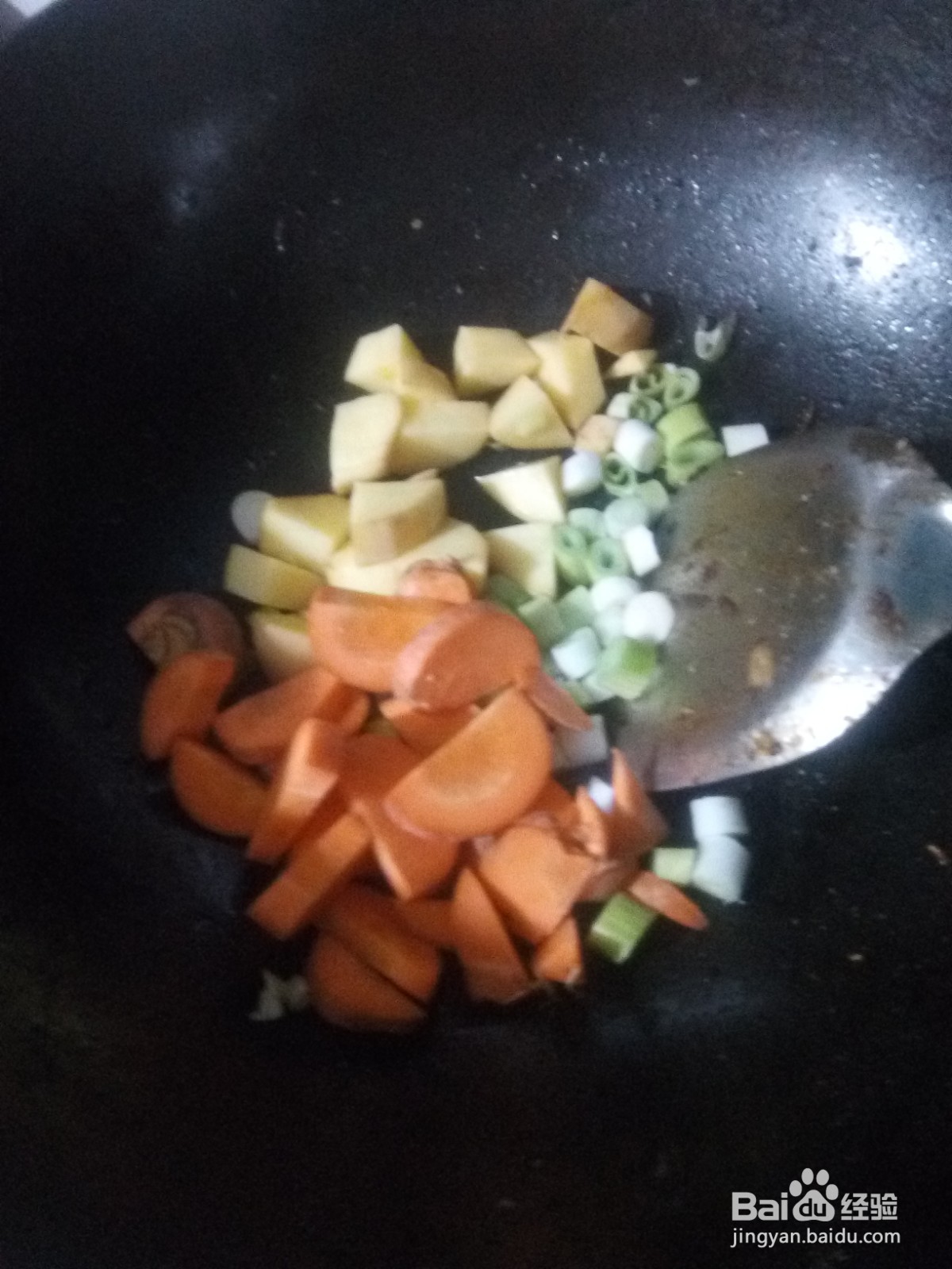 豆角炖土豆块