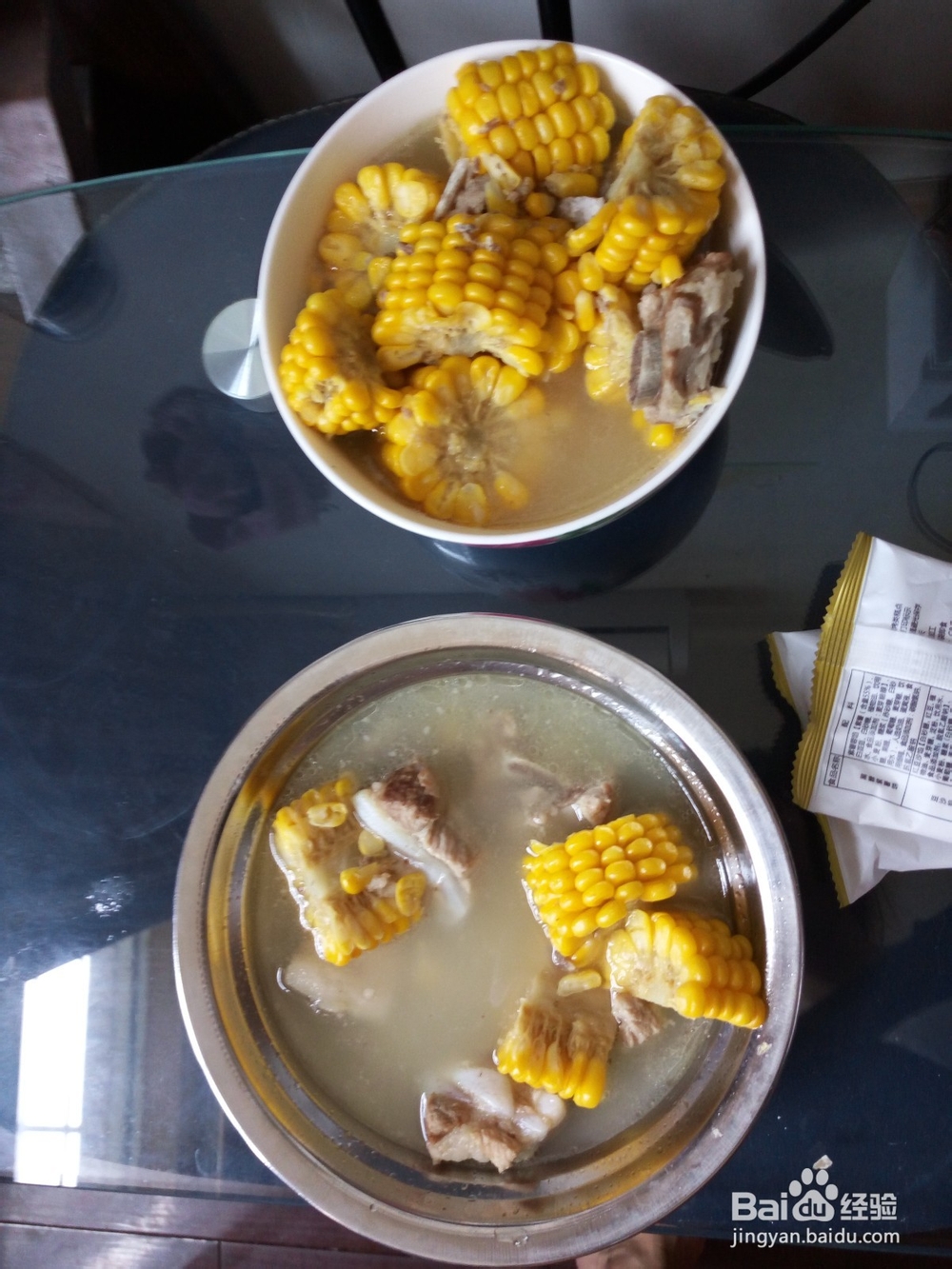 美味排骨炖玉米