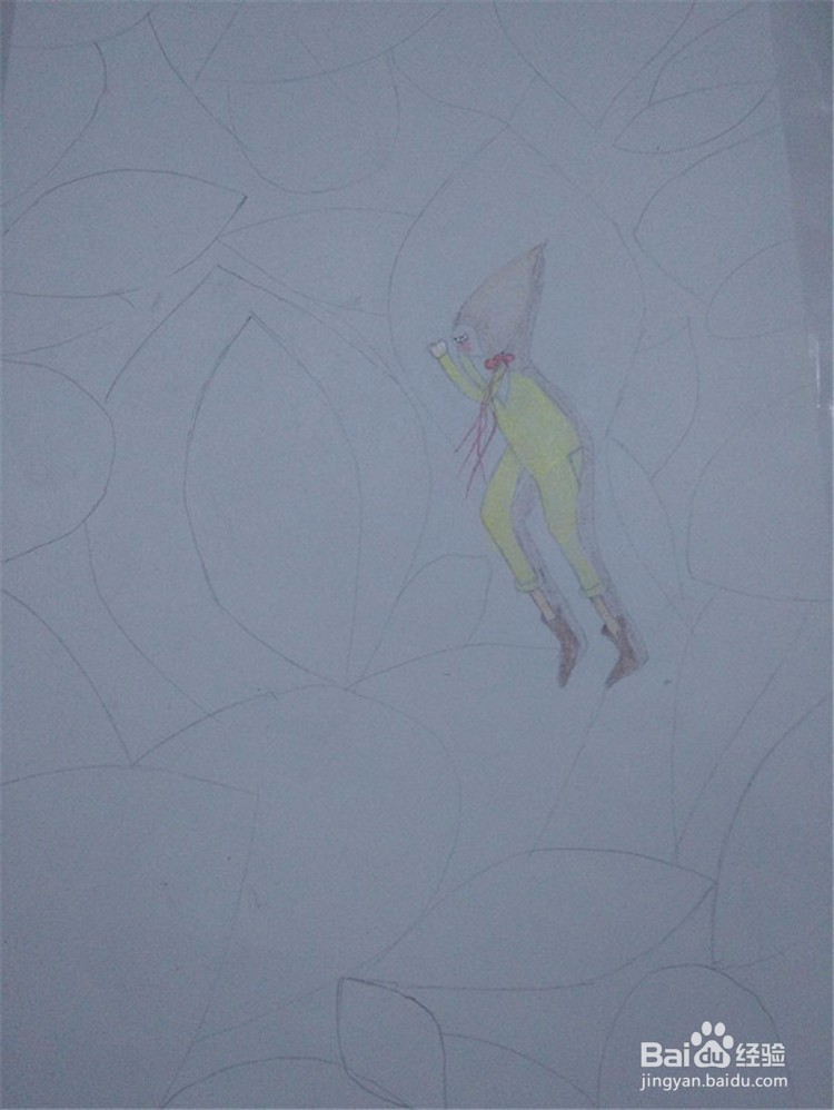 如何用彩铅画一幅简单的插画