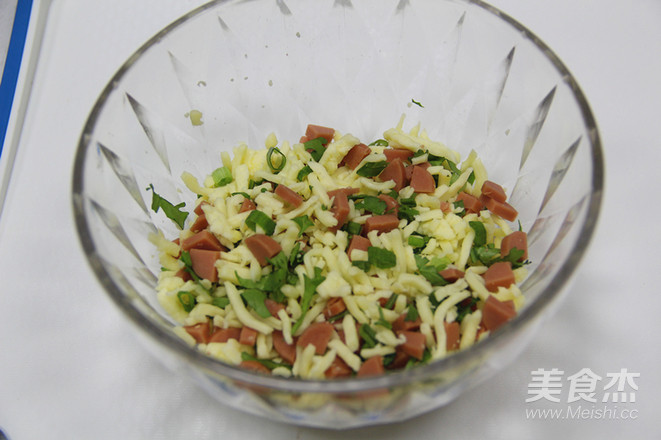 芝士鸡蛋火腿包