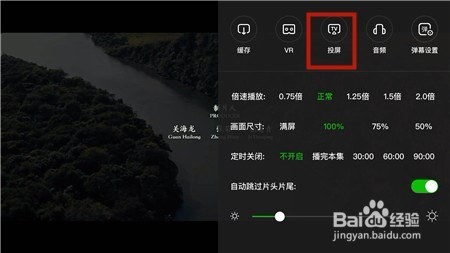 爱奇艺投屏怎么用