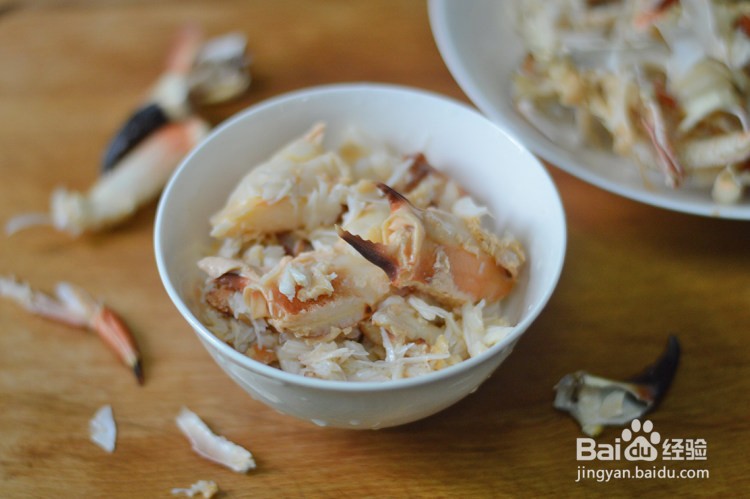 剥好的蟹肉怎么做好吃