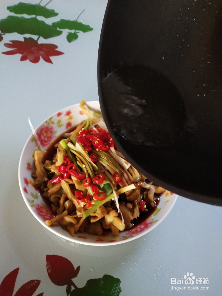 百吃不厌的葱油榨菜