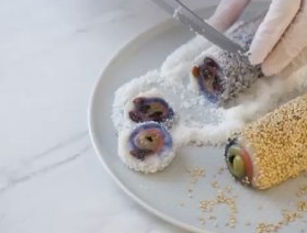 葡萄干糯米卷的做法