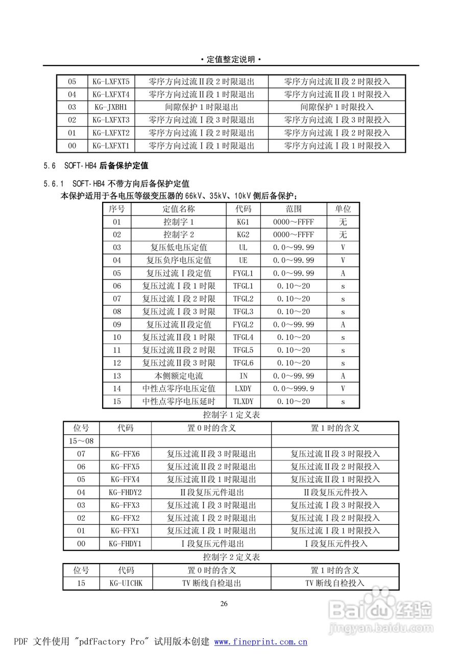PST1200 220kV变压器保护说明书:[4]