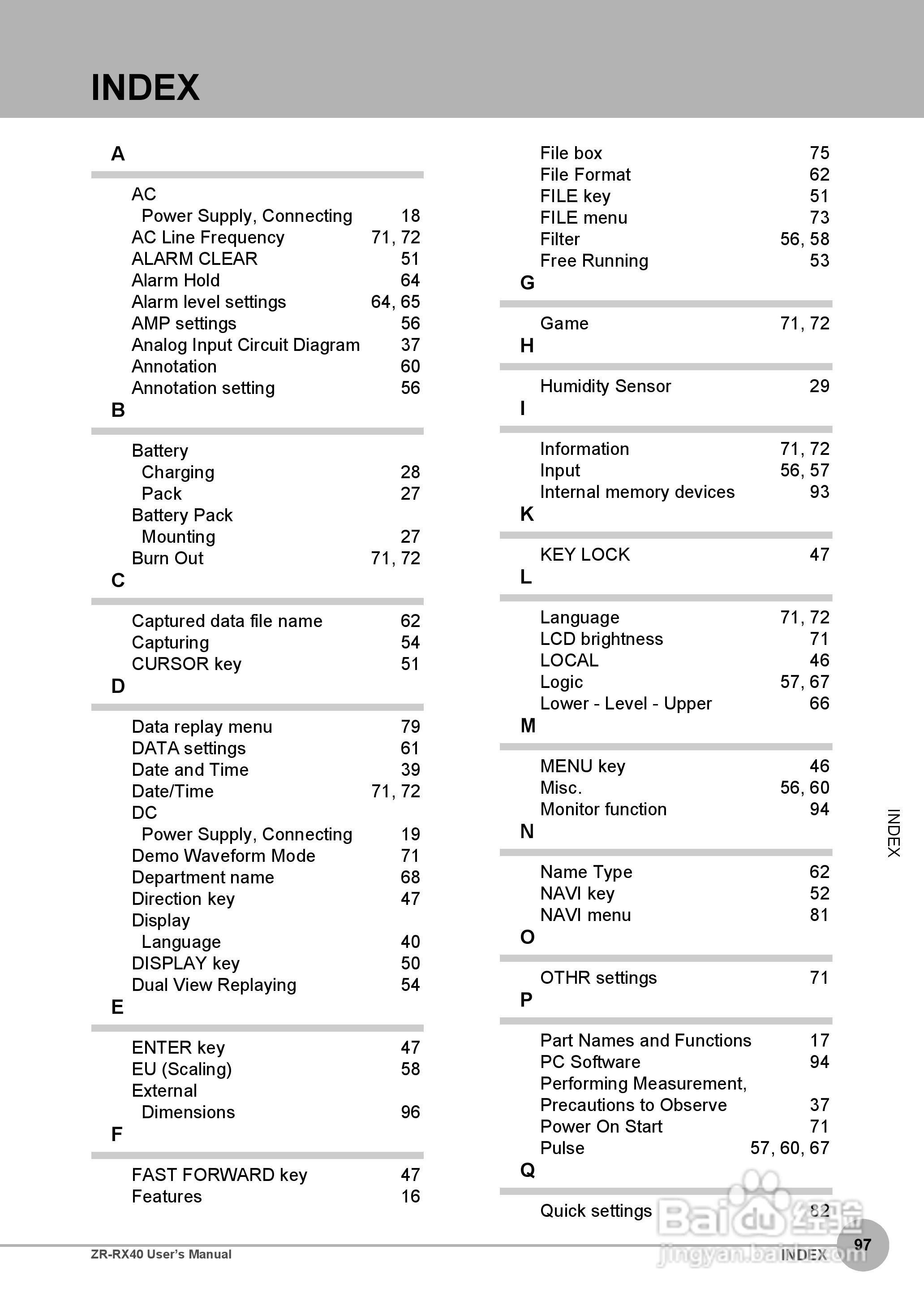 OMRON ZR-RX40多功能记录器说明书:[10]