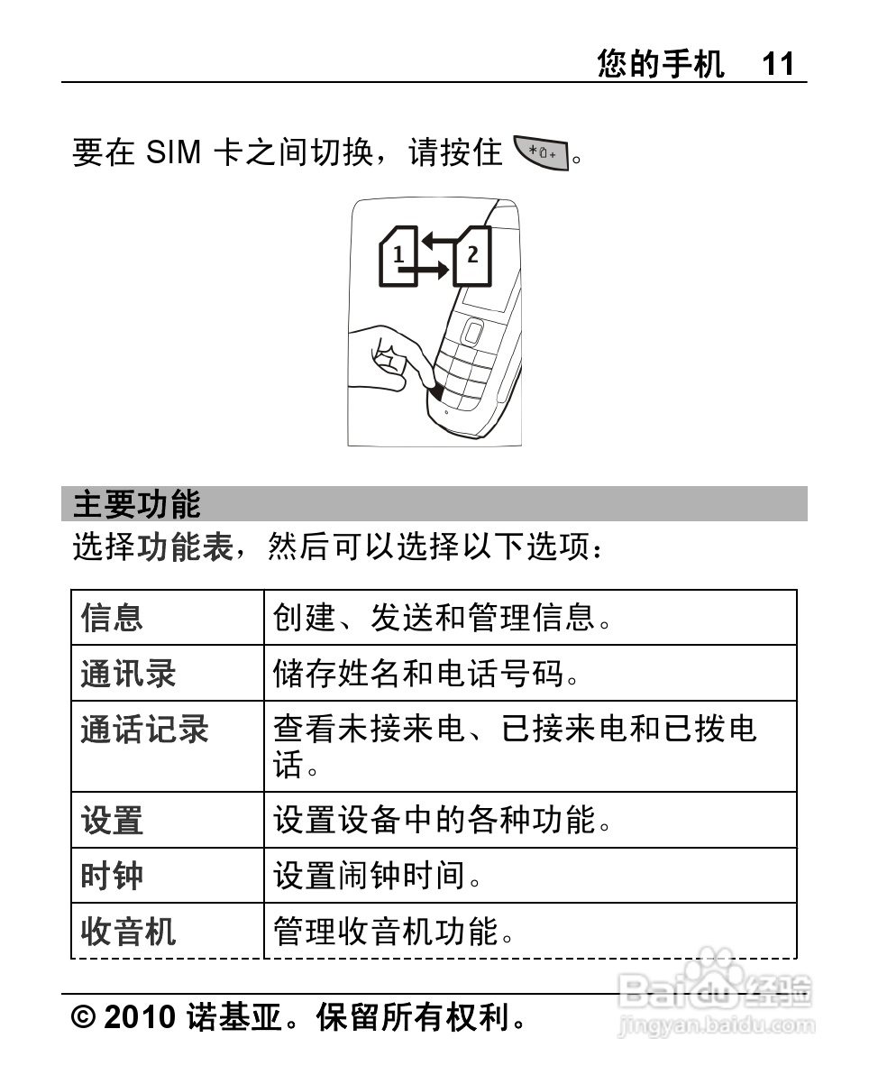 诺基亚C1-00手机使用说明书:[2]