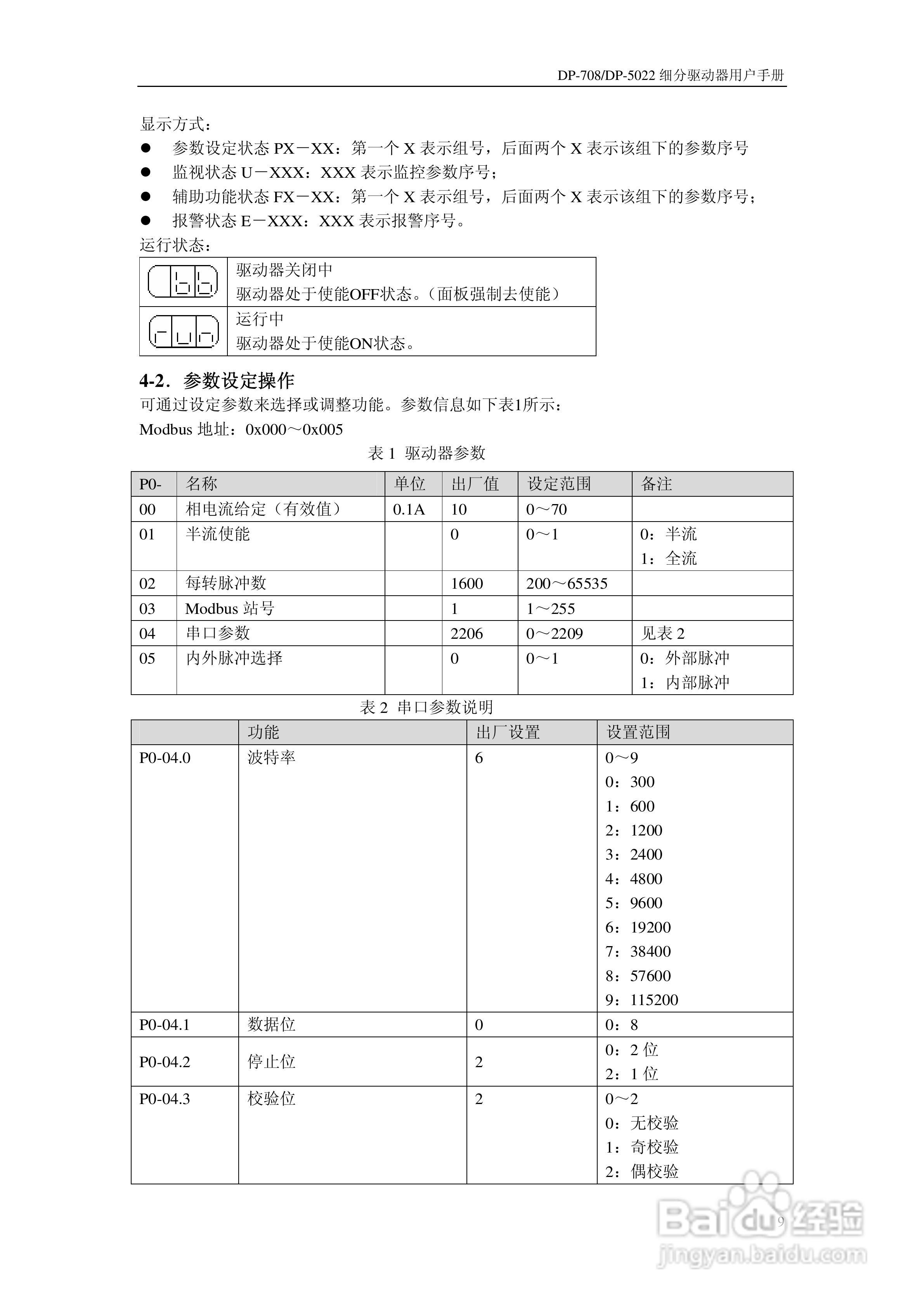 信捷电气DP-708/DP-5022步进驱动器用户手册:[2]