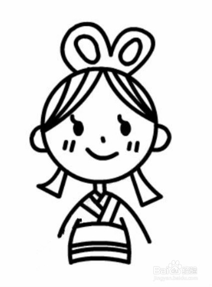 嫦娥简笔画教程