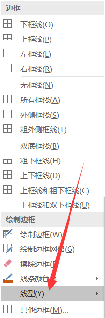 Excel如何绘制虚线边框