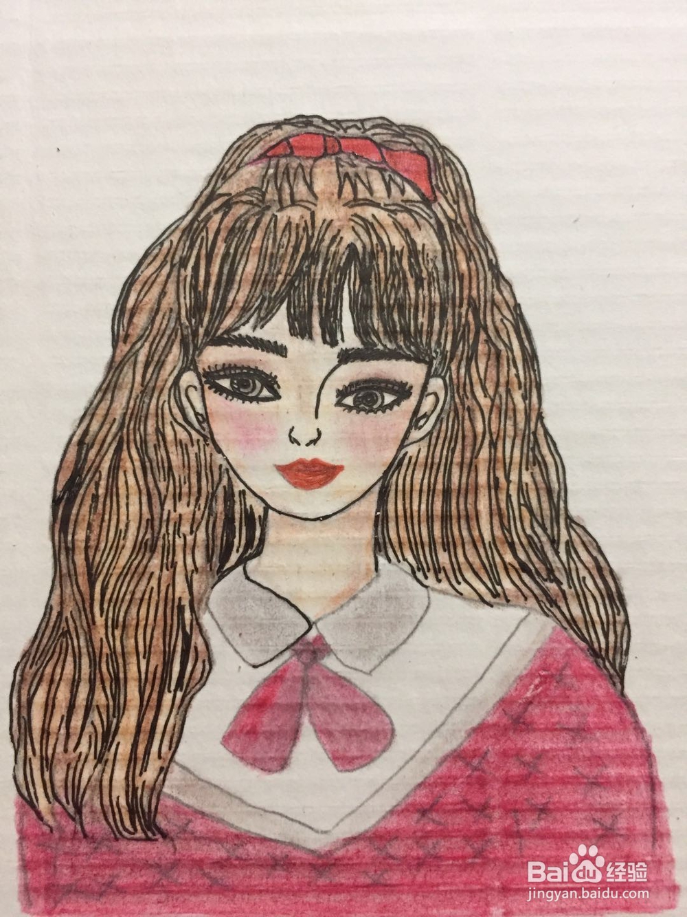 插画教程之美丽的女孩