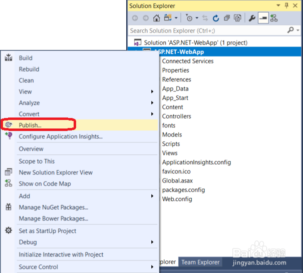 图解将.NET Web应用程序发布到网站