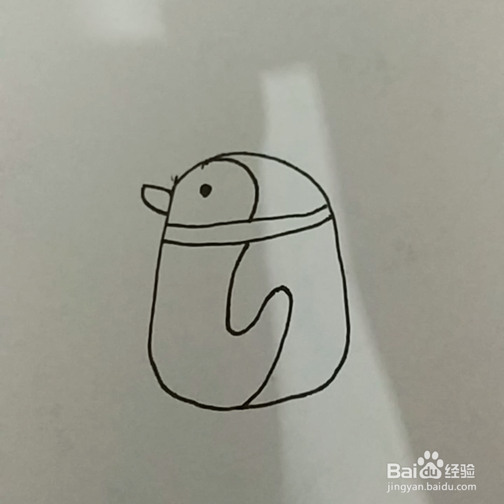 简笔画：小企鹅桂桂的画法