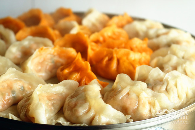 胡萝卜虾饺的做法