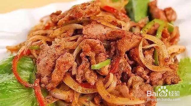 在家制作美味炒烤肉