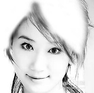 PS把真人处理成素描