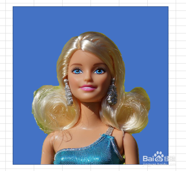 使用Excel调整图片背景色？