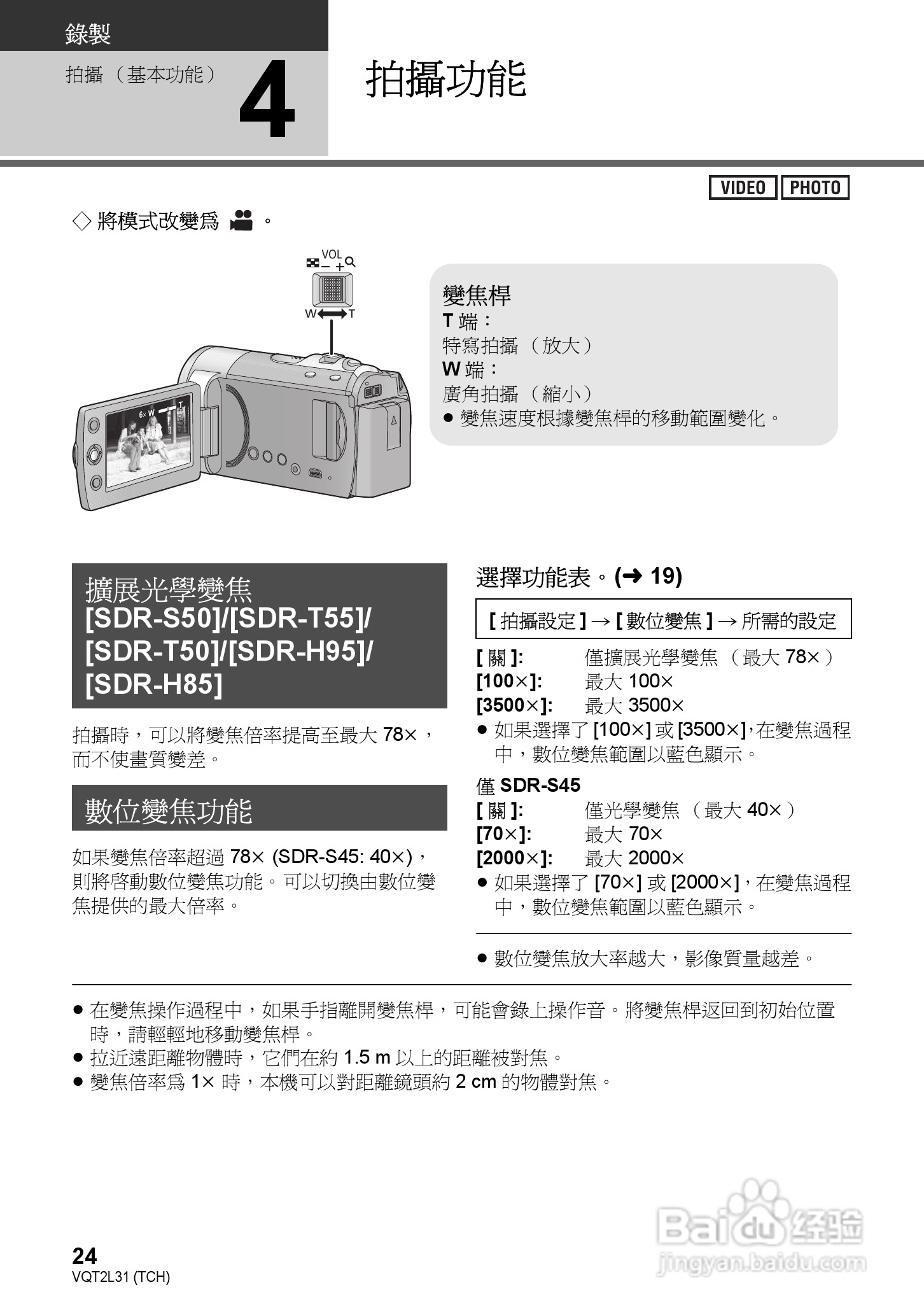 松下SDR-H85数码摄像机使用说明书:[3]