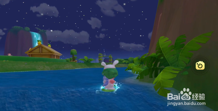 摩尔庄园手游小镇夜景BUG如何去银河遨游