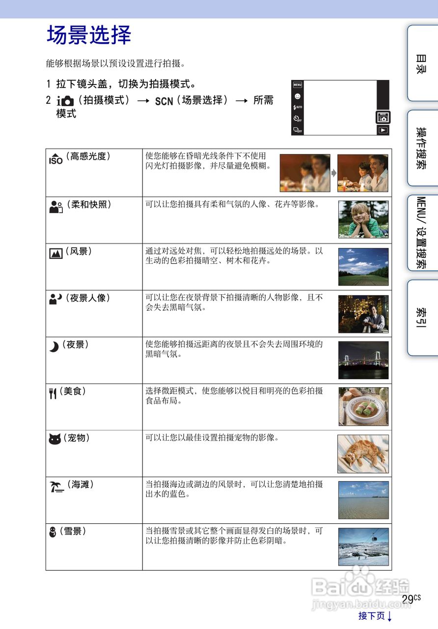 SONY DSC-TX1数码相机使用手册:[3]