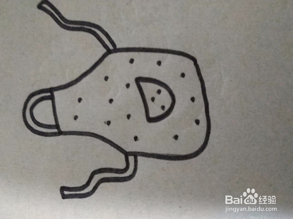 围裙的简笔画教程