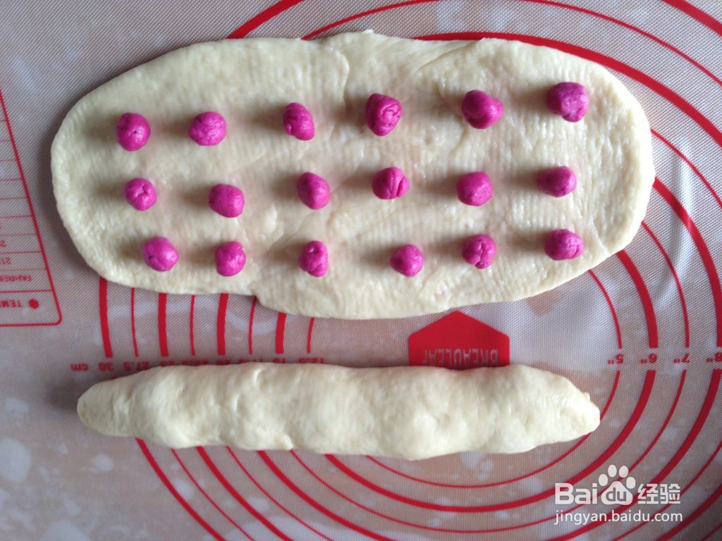 火龙果花瓣吐司的做法