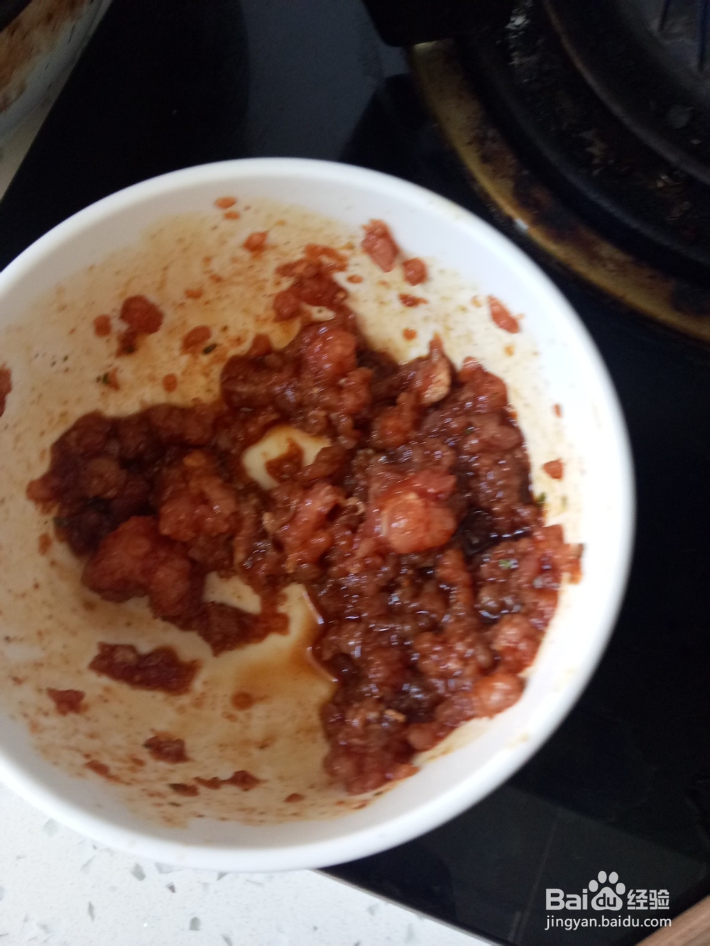 豆腐肉糜饺子皮汤