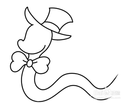 简笔画:灵巧的蝌蚪和蚯蚓的绘画步骤