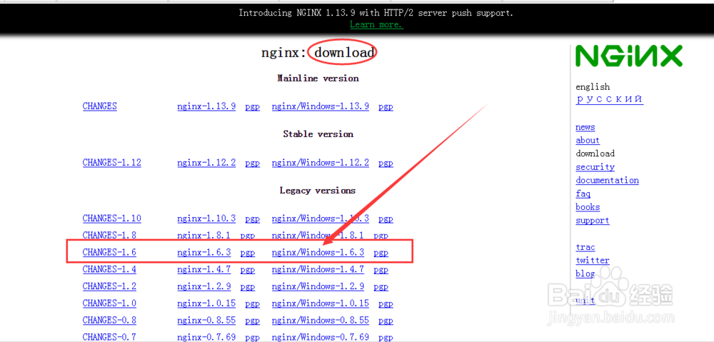 windows下安装以及配置nginx