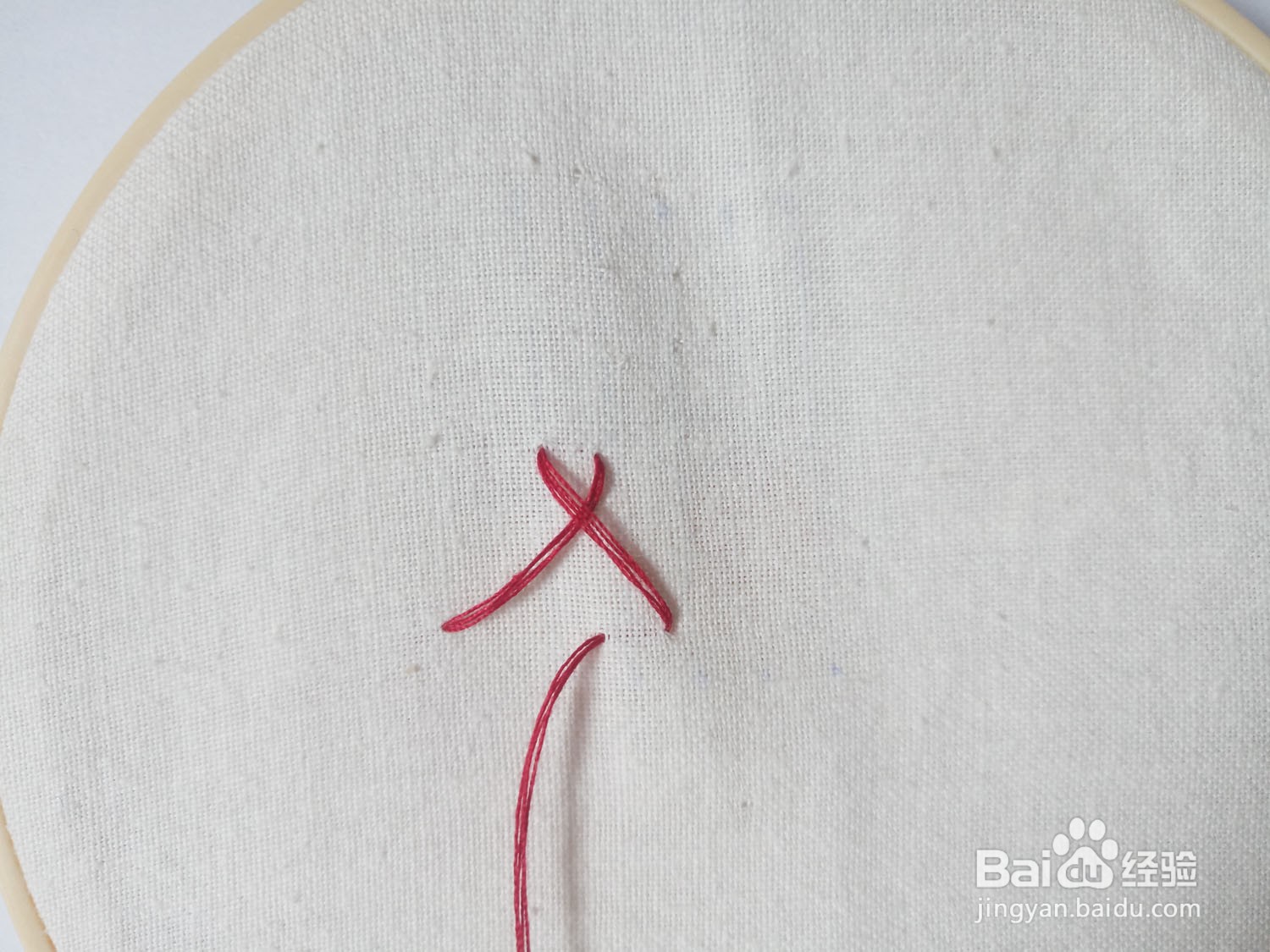 人字绣的针法