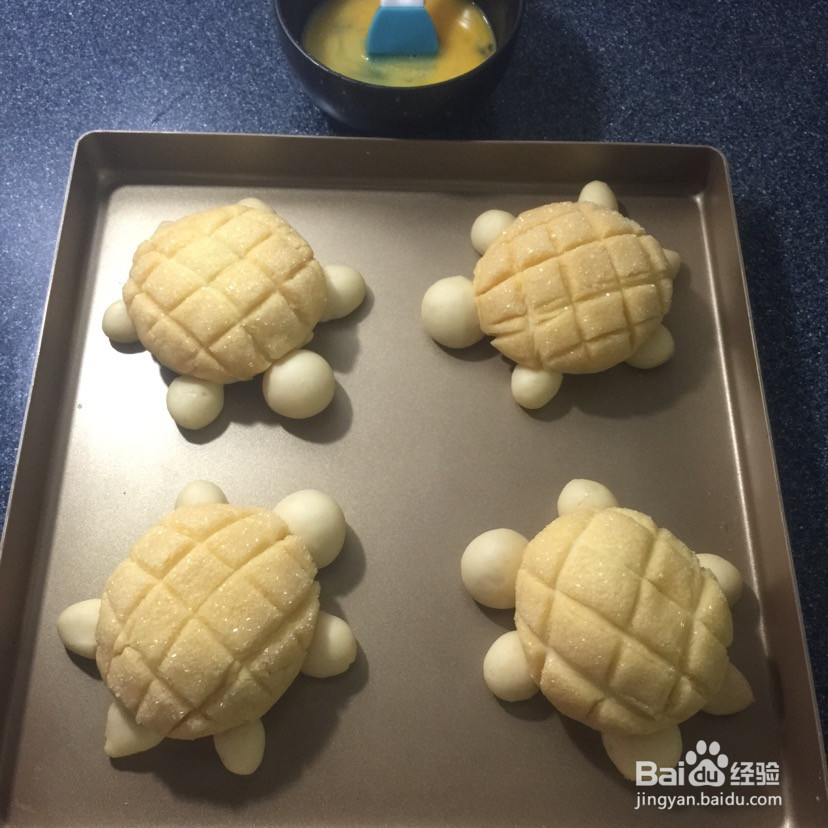 小乌龟菠萝包的做法
