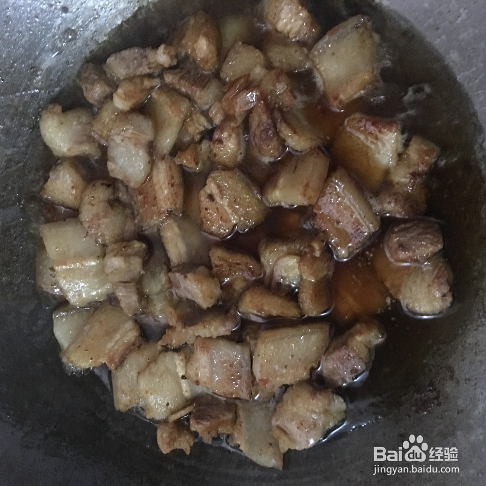 土豆丝焖五花肉