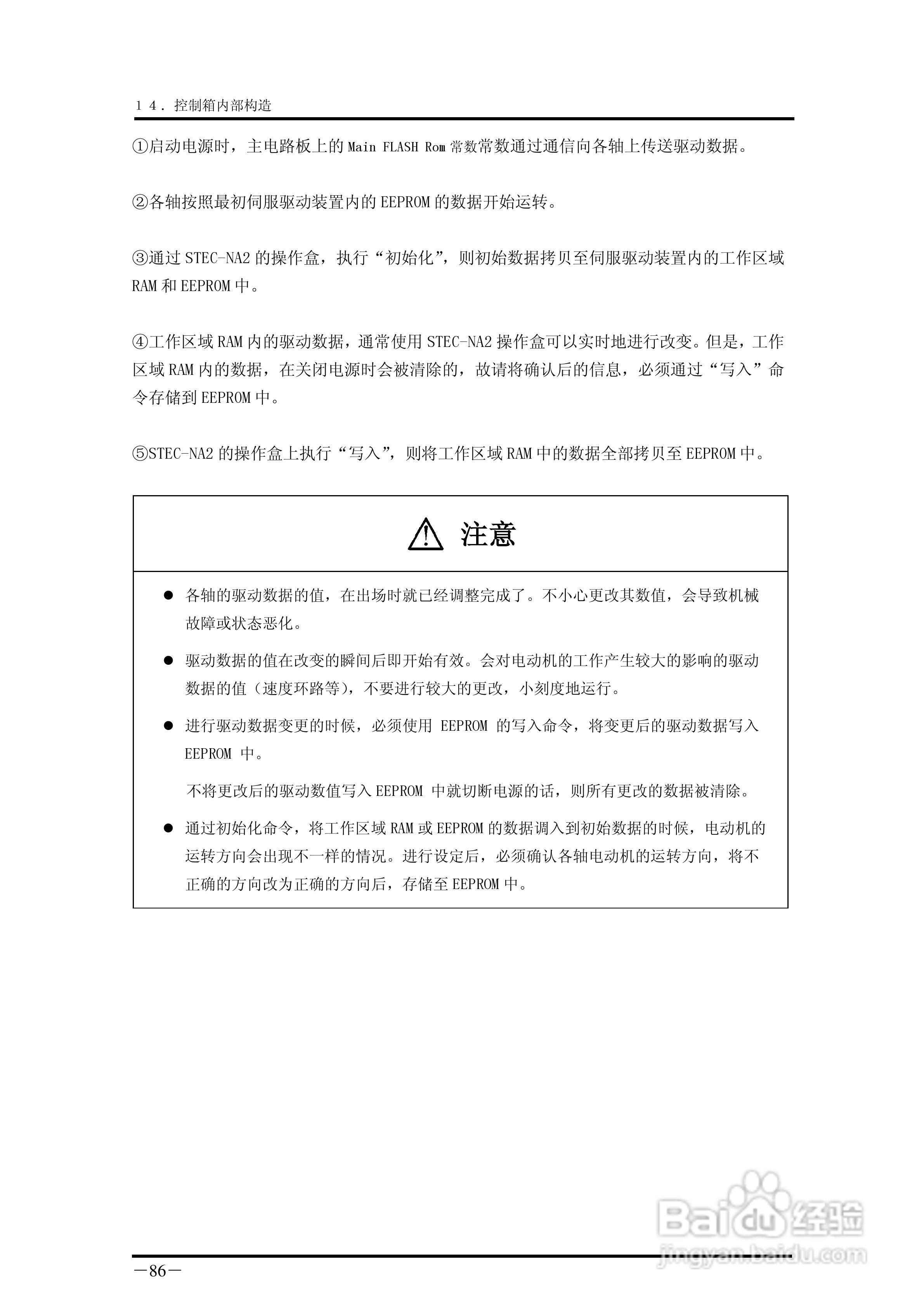 YUDO STEC-NA2机械手用控制器说明书:[10]