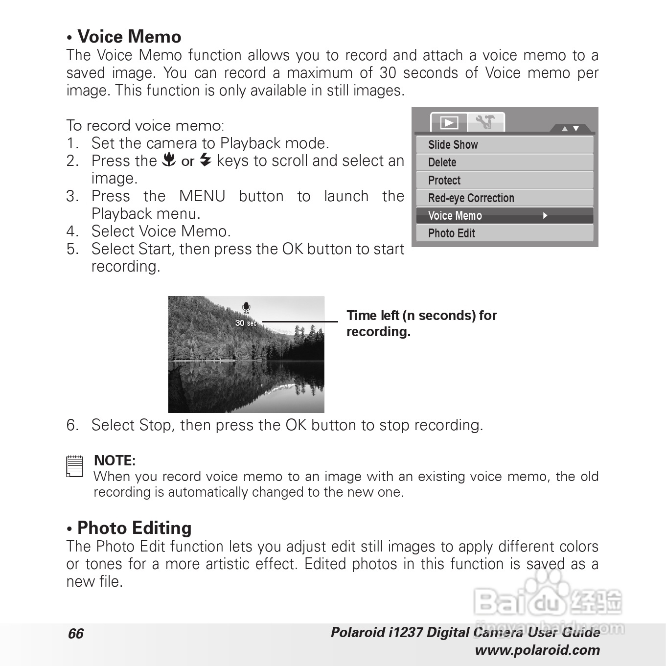 宝丽来Polaroid i1237数码相机使用说明书:[7]