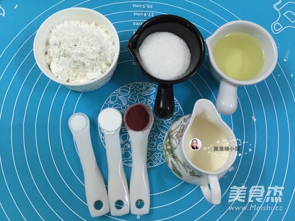 彩绘爱心蛋糕卷