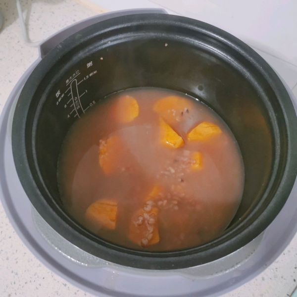 红薯粥暖身暖胃