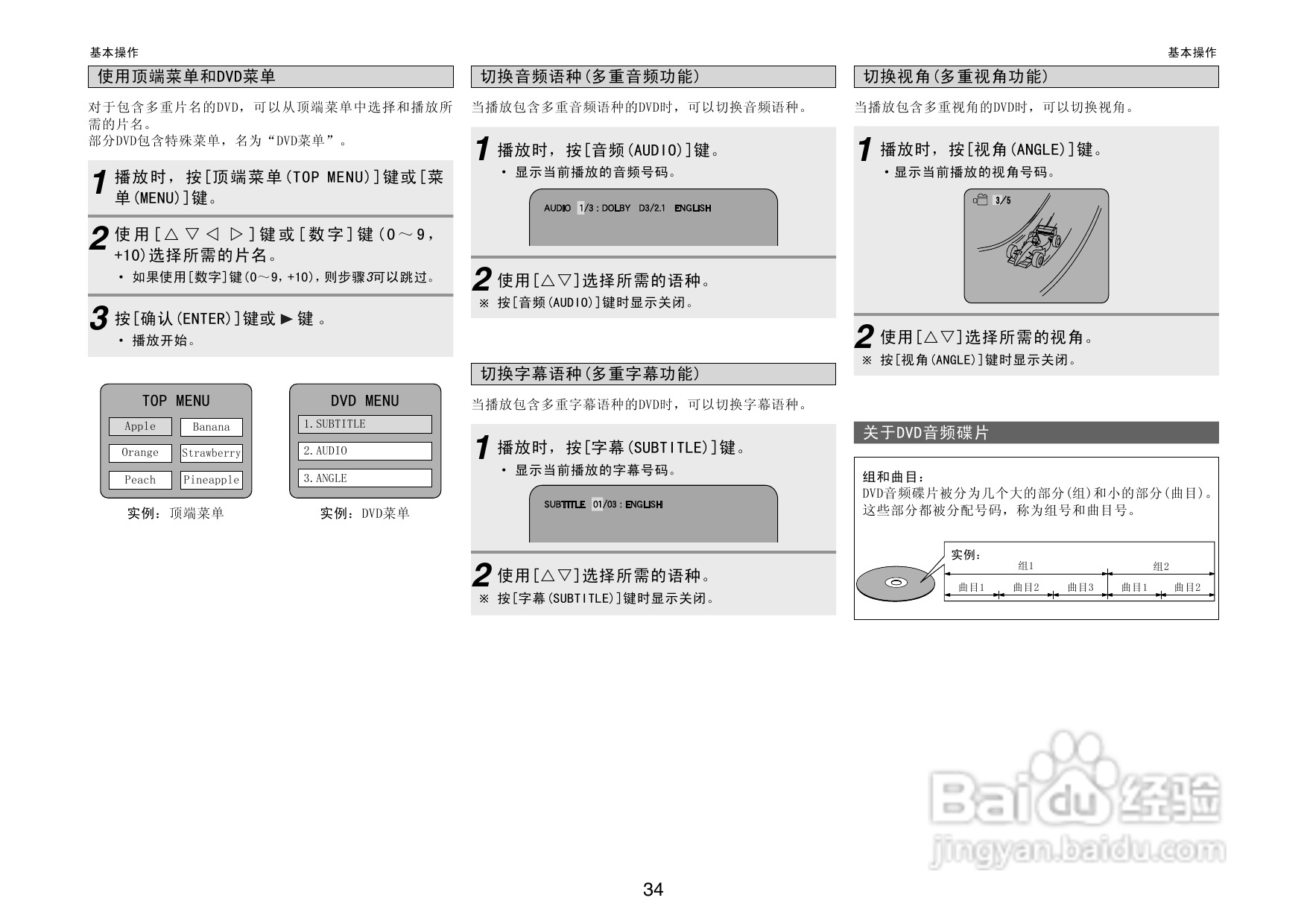 DENON播放机DVD-2930操作说明书:[2]