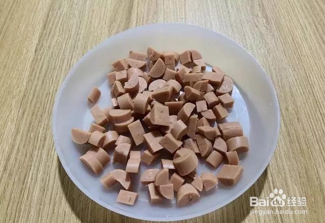 火腿炒青豆，特别的吃法（图文介绍）