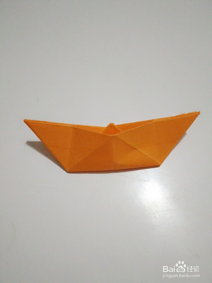 折纸小船的折法