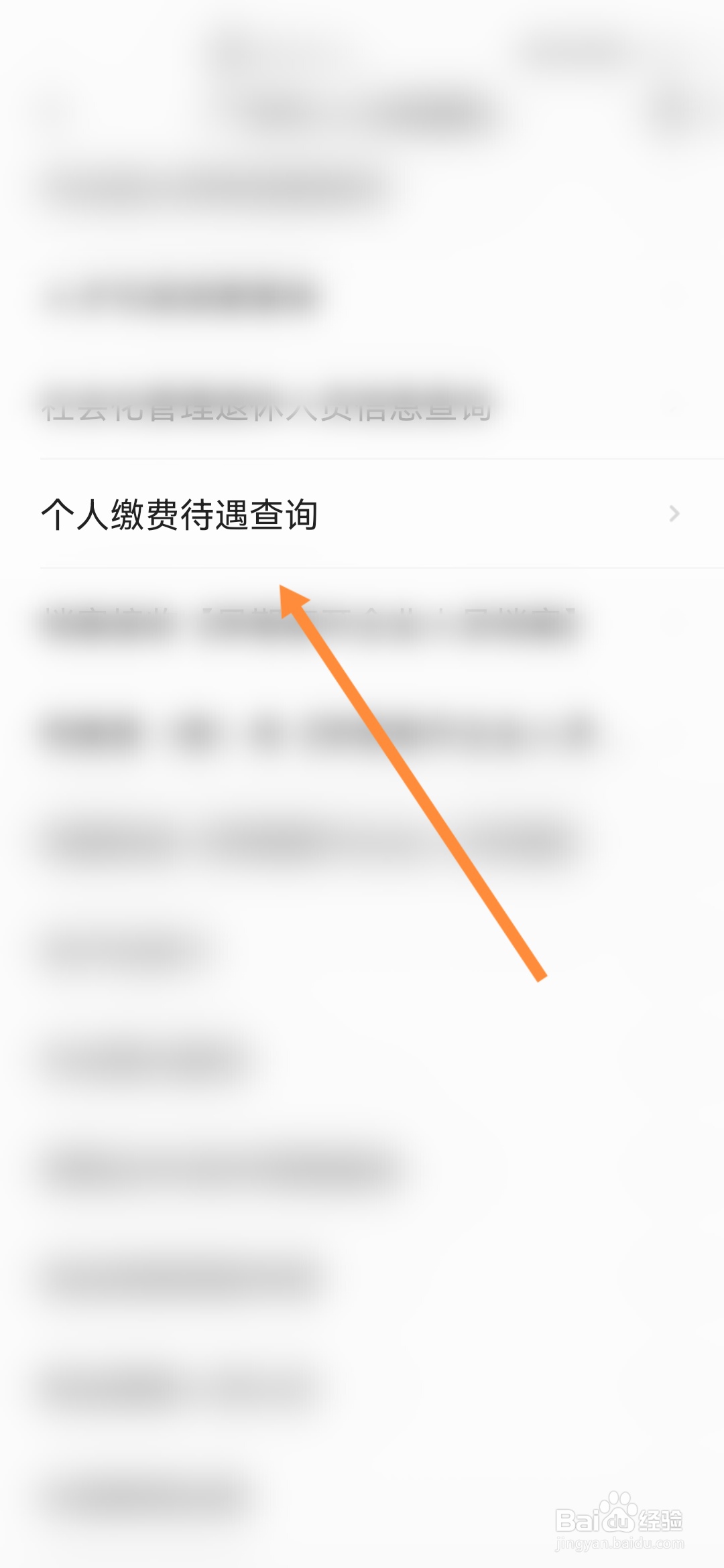 穗好办怎样查询个人缴费待遇