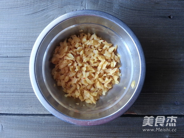 葱香菜脯蛋的做法