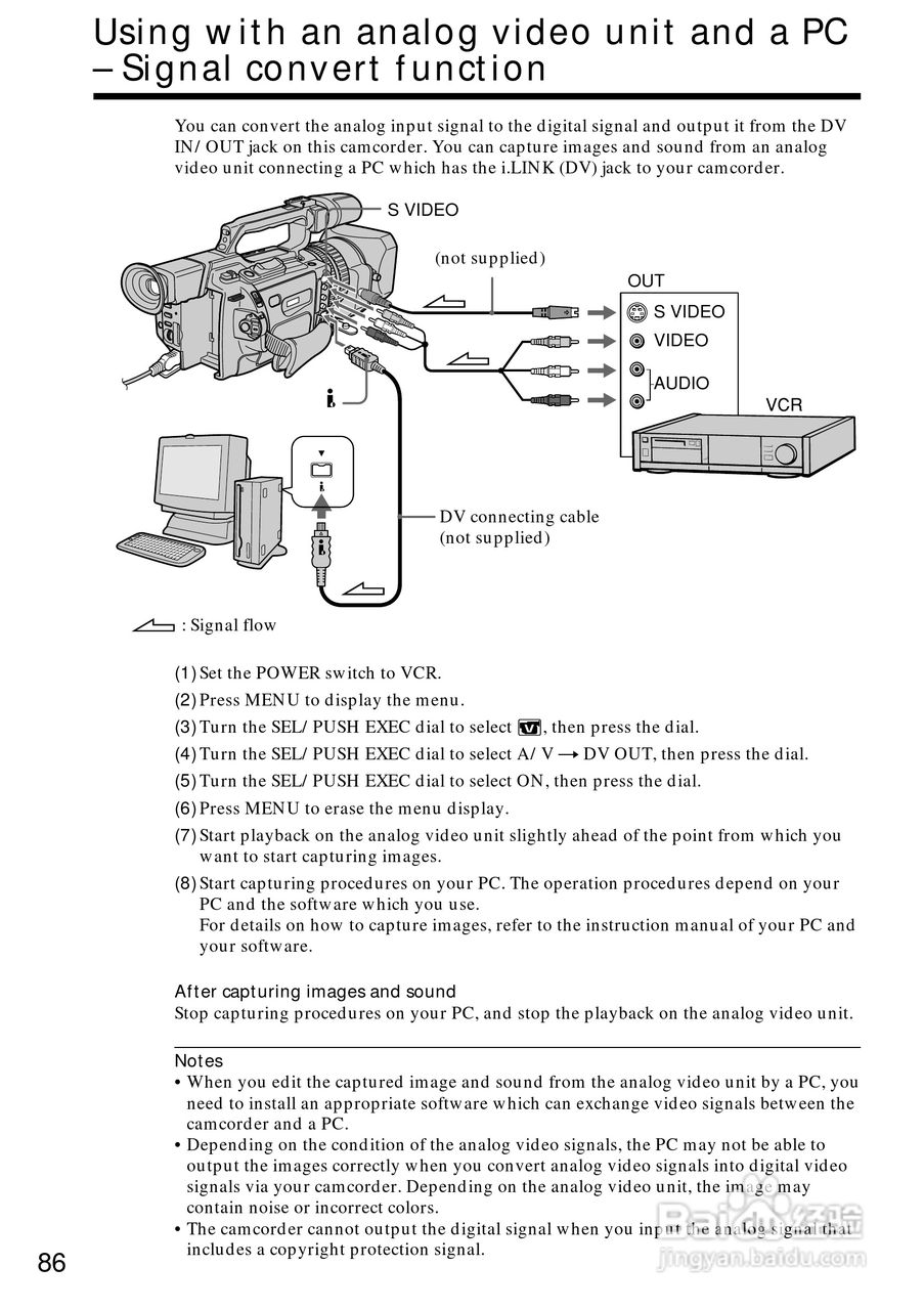 索尼DCR-VX2000数码摄像机说明书:[9]