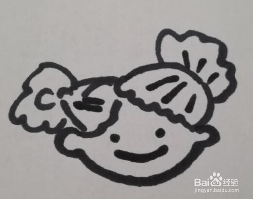 女孩的画法 女孩的简笔画