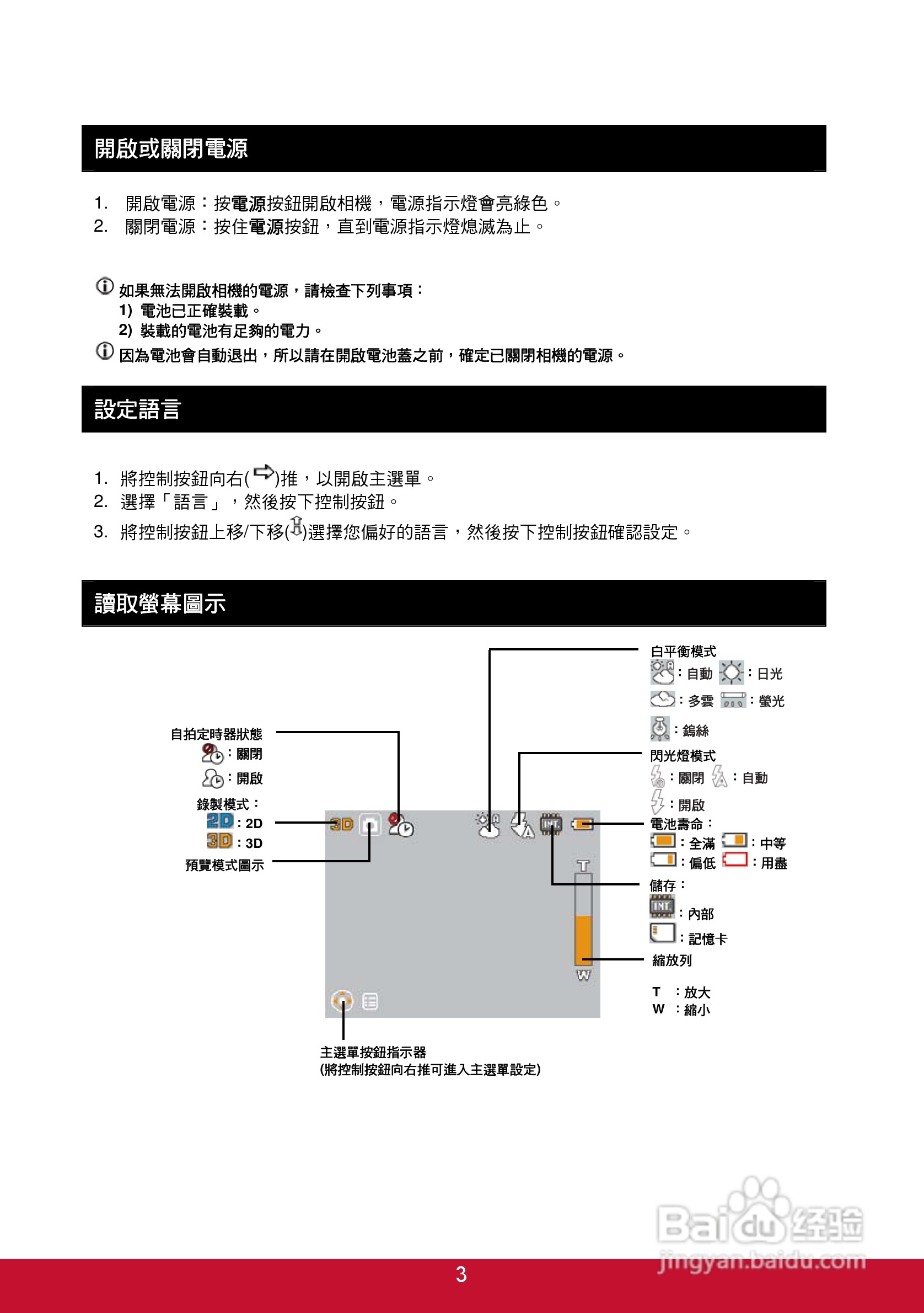 ViewSonic优派3DSC5照相机说明书:[1]