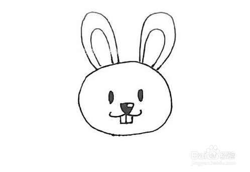 兔子的嘴巴怎么画可爱图片