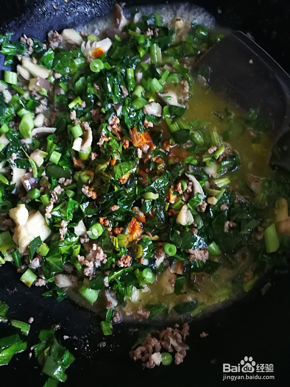 牛肉蘑菇豆角拌面